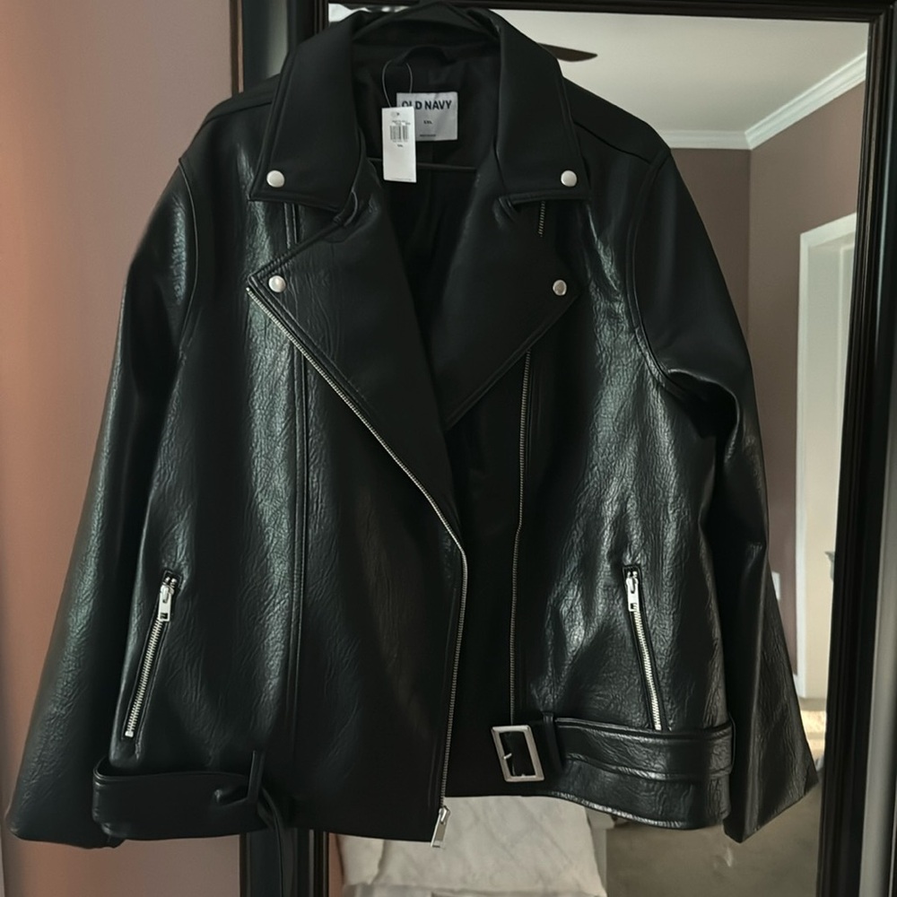 Faux Leather Jacket